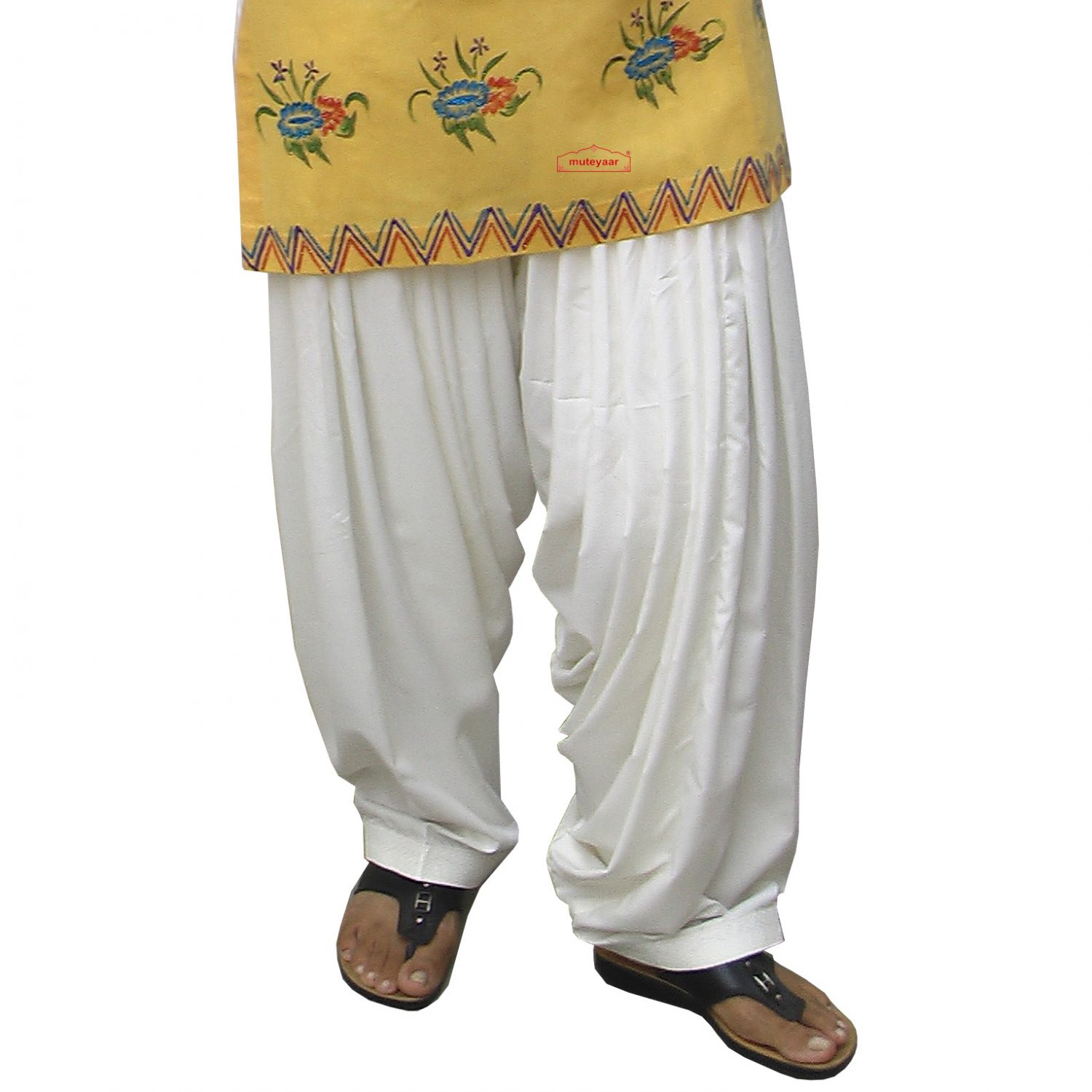 Pistaa Milky White Patiala Salwar Price in India  Buy Pistaa Milky White Patiala  Salwar Online at Snapdeal