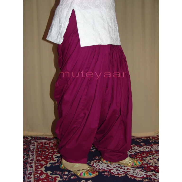 Women's Cotton Plain Patiala Salwar Combo Pack of 2 Gray & Purple (Free  Size) | eBay