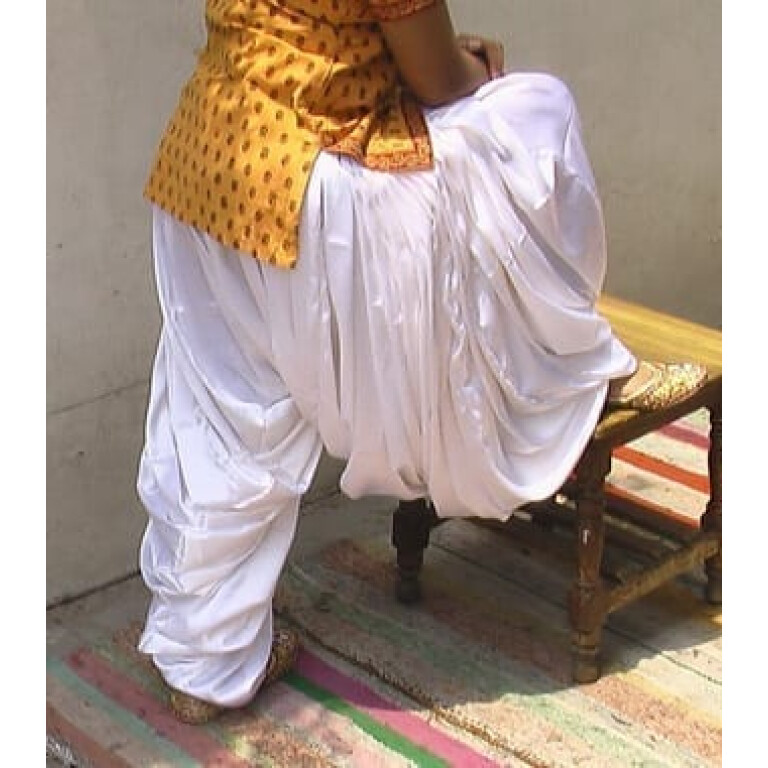 Fashionable Yellow Ceremonial Patiala Salwar Kameez