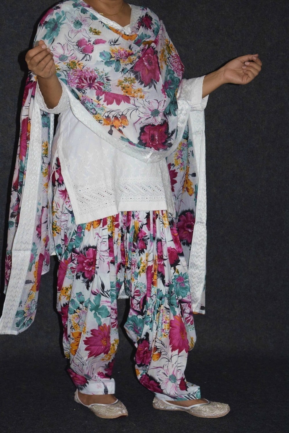 JAIPURI Women's Loose Fit Patiala Pants (RRMIXALL_Pink_Free Size) :  Amazon.in: Fashion