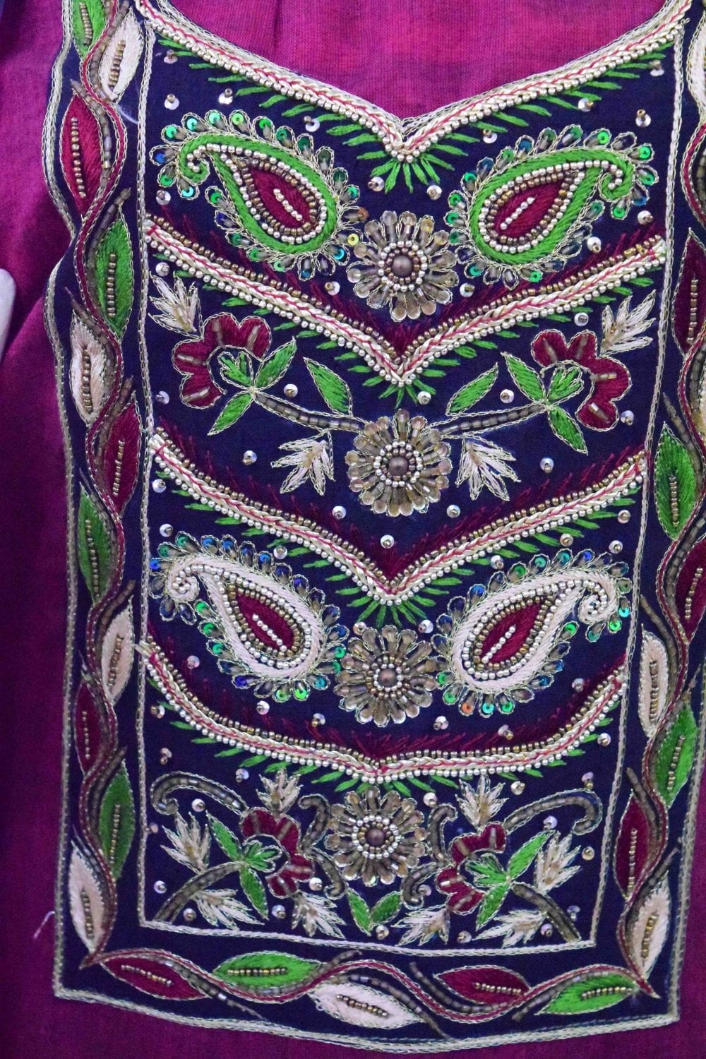 Buy ANNI DESIGNER Women's Blue Color Glace Cotton Thread Embroidered  Banarasi Jacquard Dupatta Punjabi Dress Material(Suhagan 5006_Blue_Free  Size) at Amazon.in