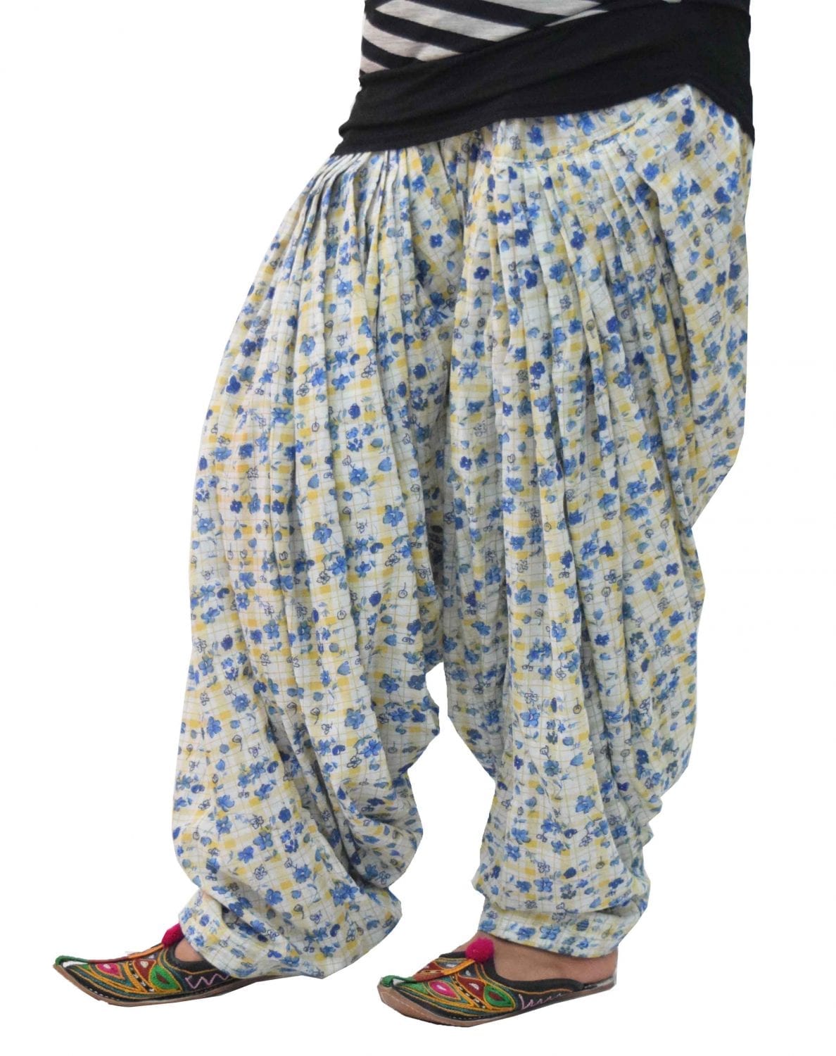 Beautiful Women's Cotton Patiala Salwar Pants Regular Fit Salwar Pyjamas  Black | eBay