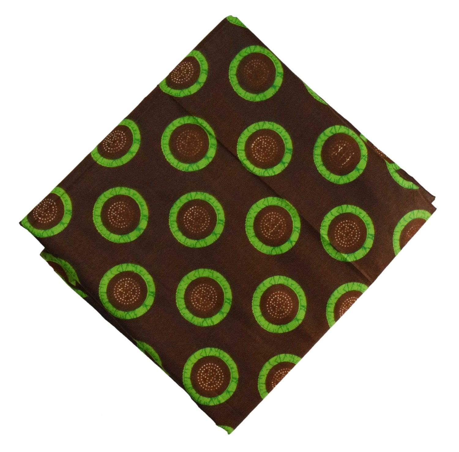 Product Information Material, Circle Green 100 Percent Cotton