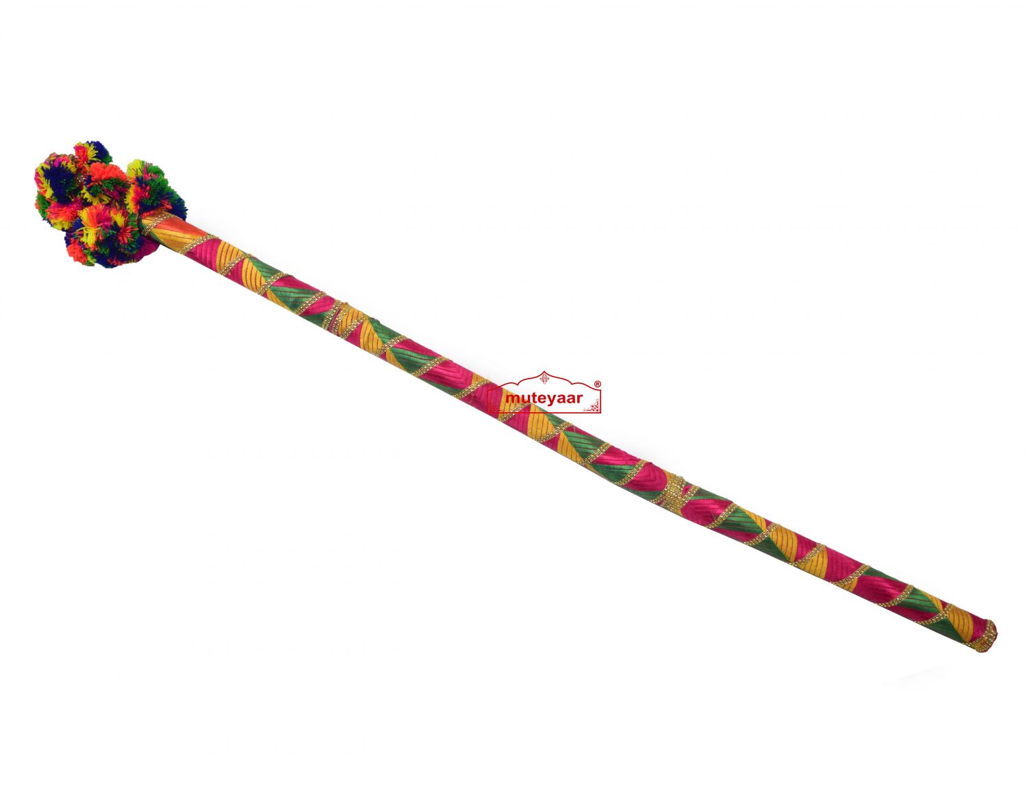 Danda for Jago with Phulkari Decoration (Folding Light Weight Plastic ...