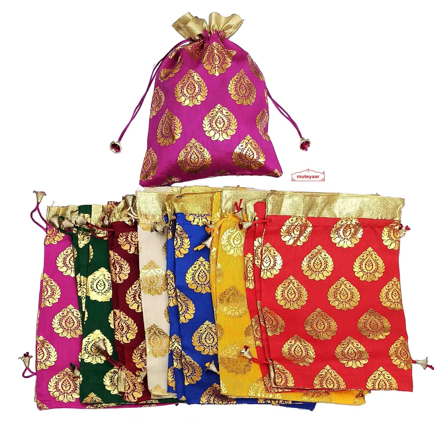 Shagun Potli Bags I Jute Pouches - Return gifts